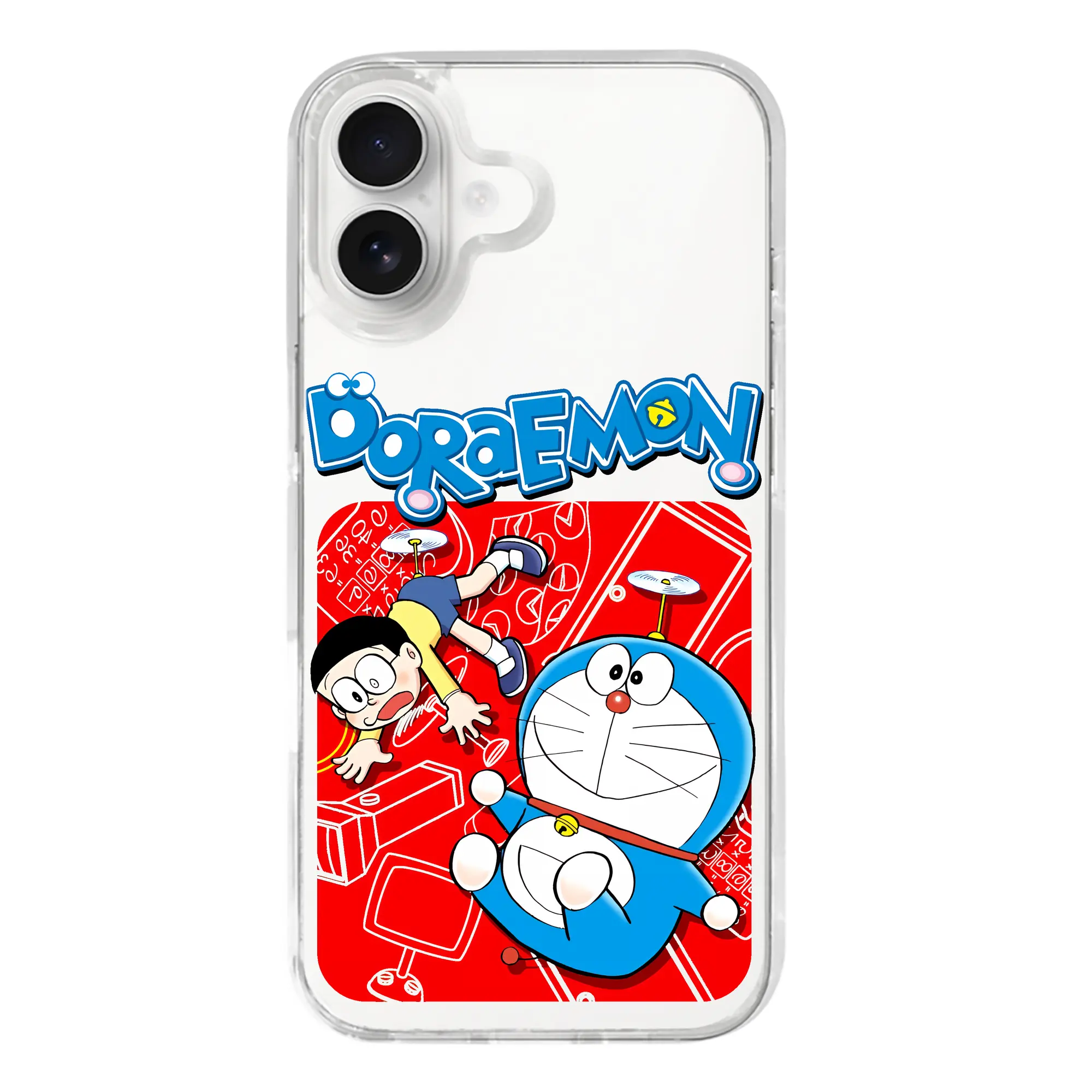 ドラえもん グッズドラえもん - iPhone 17シリーズ 透明スマホケース – 薄型・耐衝撃・精密フィット保護カバー